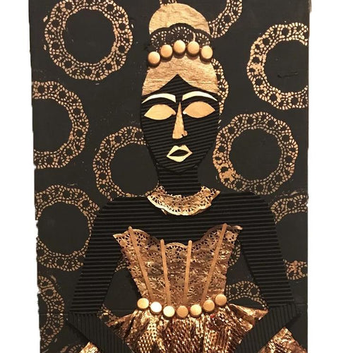 The Golden Ballerina by Chesleigh Meade, Mixed Media