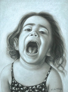 The Last Jolly Rancher by Eduardo Santiago, Charcoal on Paper