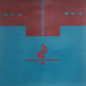 The Storyteller (Série: Le Murmure des Feuilles) by Paul Lastra, Acrylic on Paper
