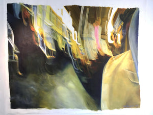 "Underground Angels" by Eva Stengade, Acrylic on Canvas