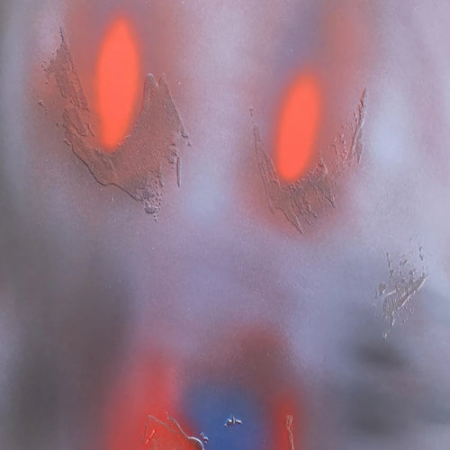 Vain Shadow Woman by Luca Paesano, Mixed Media on Wood Panel