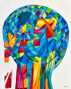 "LE BONHEUR ( HAPPINESS)" By Veronique Porter, Oil on Linen