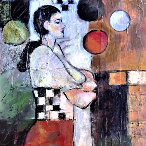 Game Explosion by Lorrie Lewis, Mixed Media