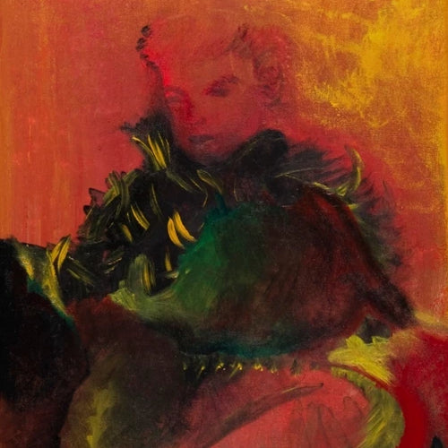 Waiting by Monica Pennetti, Oil and Acrylic on Canvas