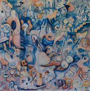 "Back Then, A Mixture of Things Happened" By Susannah Paterson, Oil On Canvas