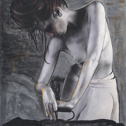 Woman Ironing by Michael Francis, Archival Quality Fine Art Print