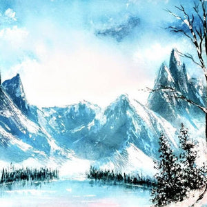 "Mystic Mountain" by Joshua Adams, Acrylic on Canvas