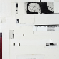 “Studies I“ by Alexandra N. Winterberg, Photolithography ( ink)  and Collage on Canvas