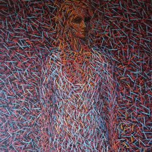 "Woman 4" by Atom Hovhanesyan, Oil on Canvas