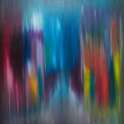 Bankok Street by Anna Maćkowiak, Oil on Canvas