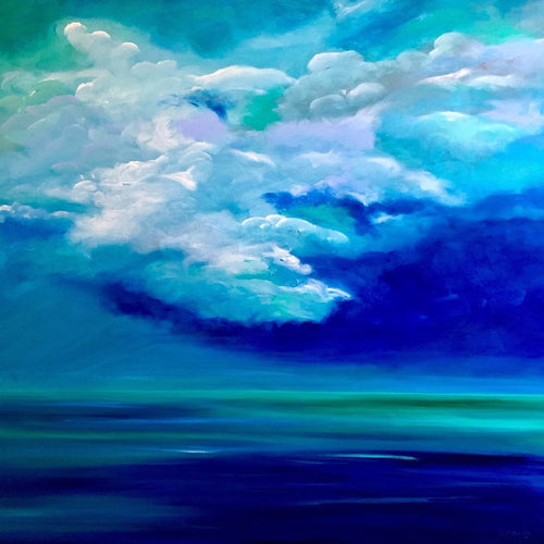 Caribbean Sky by Lori Burke, Acrylic on Canvas