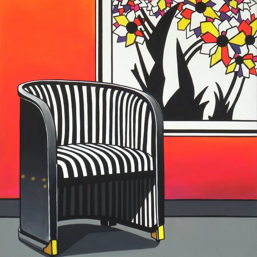 The Hoffman Chair by Brigitte Thonhauser-Merk, Acrylic on Canvas