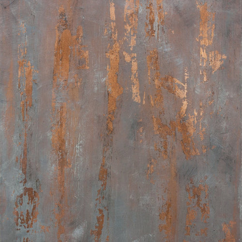 Copper Waterfall By Karla G Hinojosa, Mixed Media On Canvas