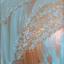 The Golden Waves by Cool Cat Colors, Acrylic on Canvas