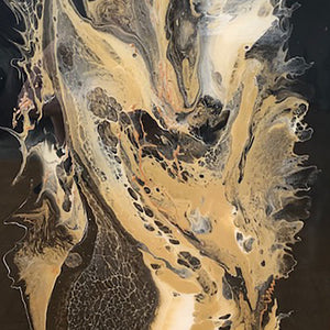 "River of Gold" by Donna Borgida, Acrylic on Canvas