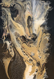 "River of Gold" by Donna Borgida, Acrylic on Canvas