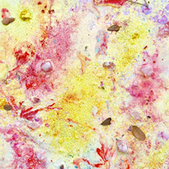 "KS 596" by Karen Salicath Jamali, Material Crystal Dispersion on Bracket
