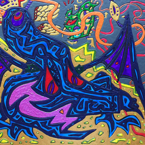 Treasure Trove by Gregory Brenner, Acrylic and Resin on Canvas