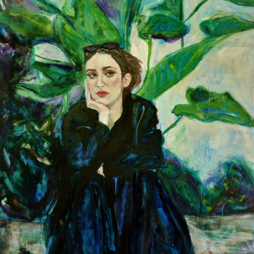 In the Greenhouse by Cristina Barr, Oil on Canvas