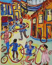 Hula Hoop By Michèle Bagni, Acrylic On Canvas