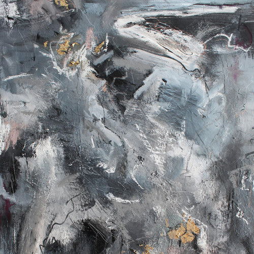 I Don't Like Black, by Thien Nguyen, Mixed Media on Canvas