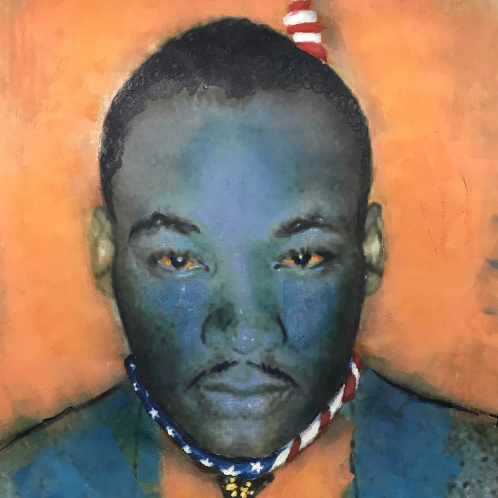 MLK by Danny Greene, Mixed Media on Canvas