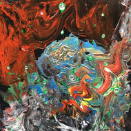Vulkan by Alexandra Taube, Acrylics on Canvas