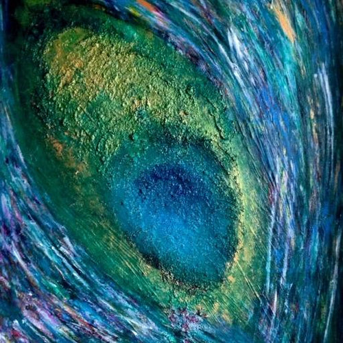 The Feather by Simona Jachimecova, Acrylic on Canvas