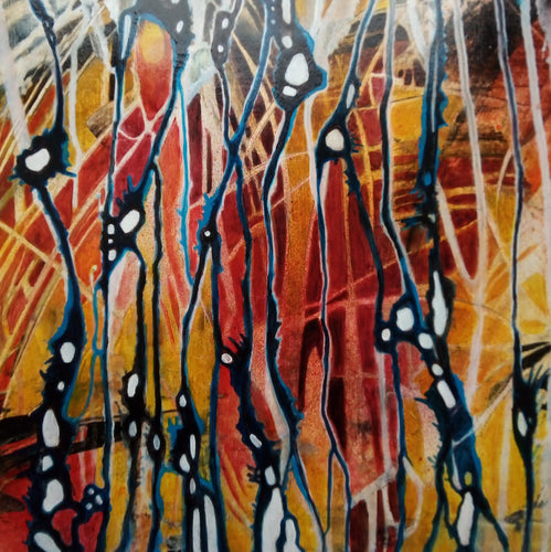 Fulminatio by Sinéad Vaughan-Tompson, Acrylic on Paper