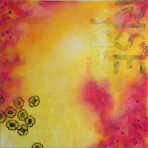 Rise By Emily Klima, Mixed Media On Canvas