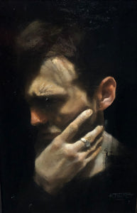 Contemplating by Kyle Torney, Oil on Canvas