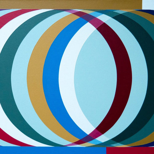 Tubular by Mitchell Liner, Latex on Canvas