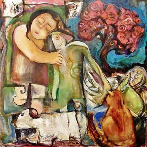 Childhood by Fahimeh Sorkhabi, Acrylic on Canvas