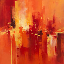 "Up’s and Down’s" By Ravali Kavoori, Acrylic on Canvas
