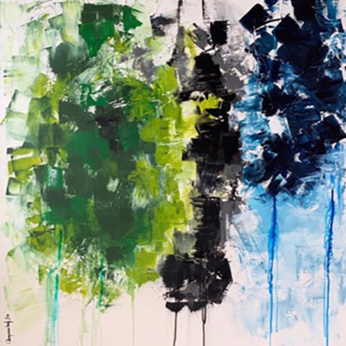 Cataracta by Claudia Gonzalez, Acrylic on Canvas