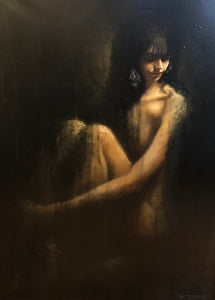 The Philosopher's Muse by Kyle Torney, Oil on Canvas Board