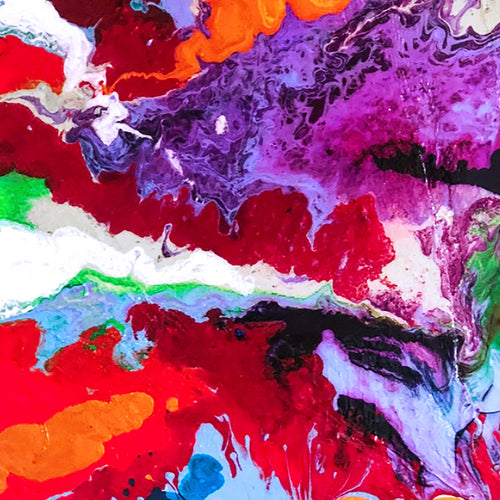 Tropical Water by Raven Lankford, Acrylic on Canvas