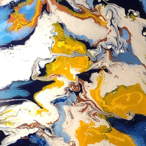 Glory Cloud by Raven Lankford, Acrylic and Ink on Canvas