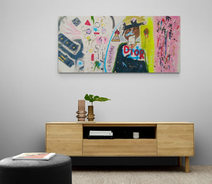 "Dior.5 " by Jimmy Jackson, Mixed Media on Canvas