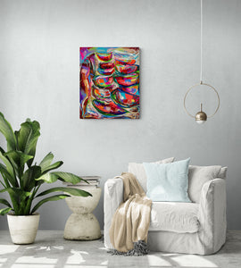 "Cocomeri" by Karina Zajac, Acrylic on Canvas