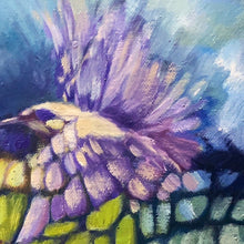 "Purple Icarus" by Louise Isackson, Oil on Canvas