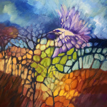 "Purple Icarus" by Louise Isackson, Oil on Canvas