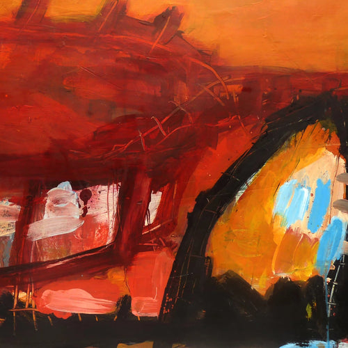 Layers II by Marcio Donasci, Acrylic on Canvas Panel