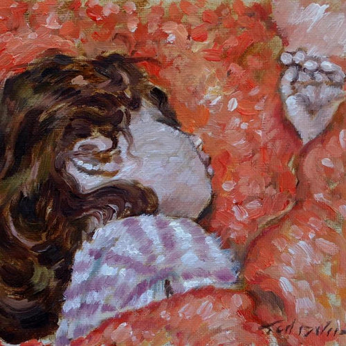 Nathalie at 10 Years Old by Tal Dvir, Oil on Canvas