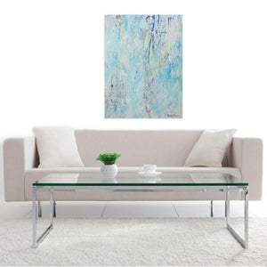 Blue Reflection by Pearl Bayne, Mixed Media on Canvas