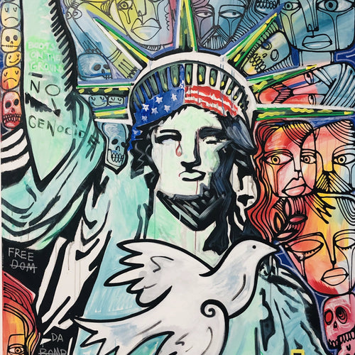 Coexist by Perry Milou and Todd Marrone, Oil/Acrylic on Canvas