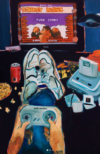 Video Games by Laura Hanson, Acrylic on Canvas