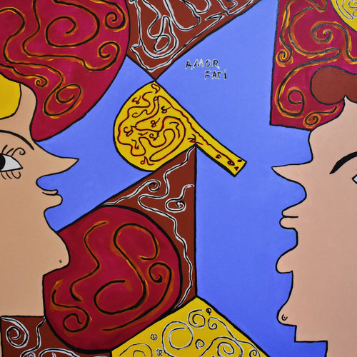 “Oh LA LA LA ” By Romeo Venci, Acrylic on Canvas