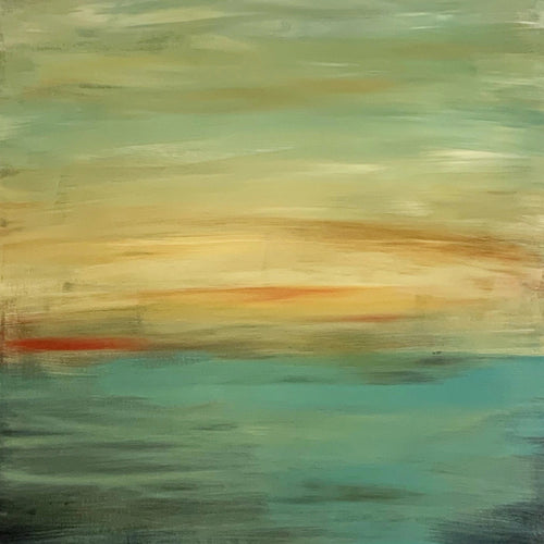 The River by Sara Ann Rutherford, Acrylic on Canvas