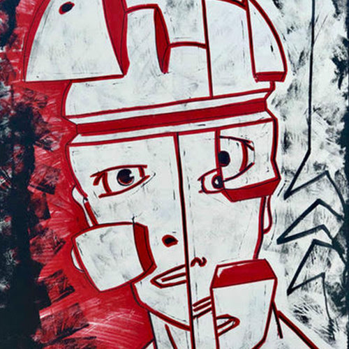 Selfie by Jonathan Lindsay, Acrylic on Canvas